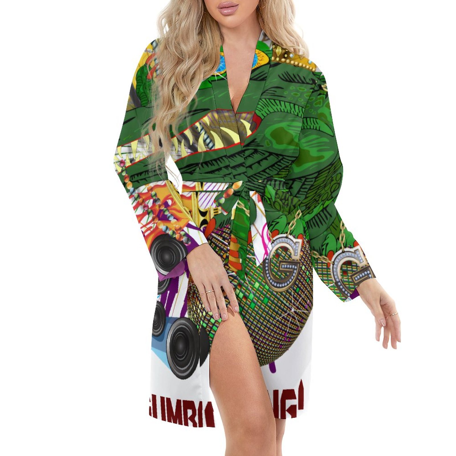 mardi gras kimono