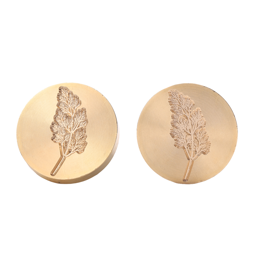 

30mm Grass Flower Wax Sealing Stamp Head - Wax Seal Stamp, 501 Original