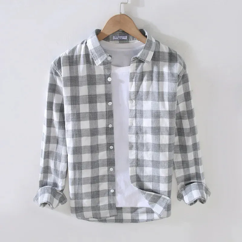Men's Plaid Check Shirt &ndash; Relaxed Fit Everyday Casual Style &ndash; view 2
