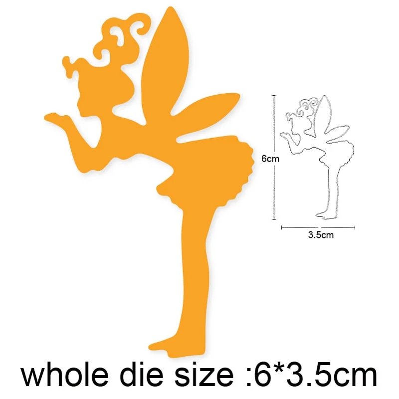Craft Dies Metal Cutting Dies Cut Die Christmas Elves Angel Scrapbooking Dies Craft Paper Knife Mould Blade Punch Steencils Dies