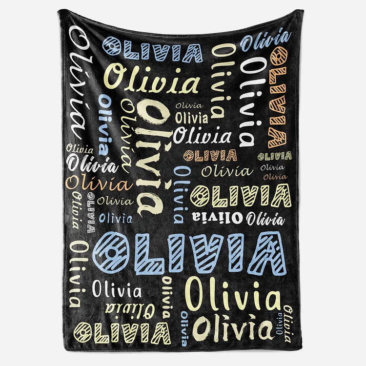 BlanketCute-Personalized Lovely Kid Blanket with Your Kid's Name | 09