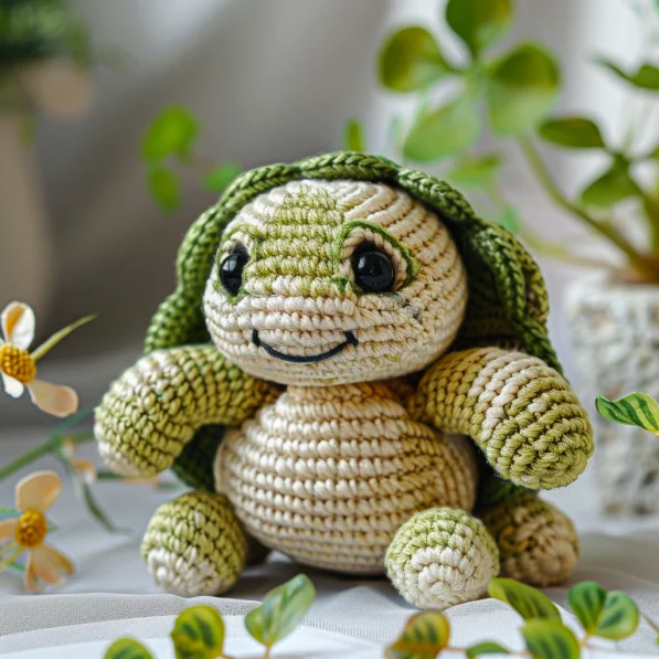 Vaillex - Green Cool Turtle Crochet Pattern For Beginner