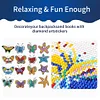42 PCS DIY Diamond Painting Sticker Gem Sticker Crafts Kits (Butterfly Starfish)