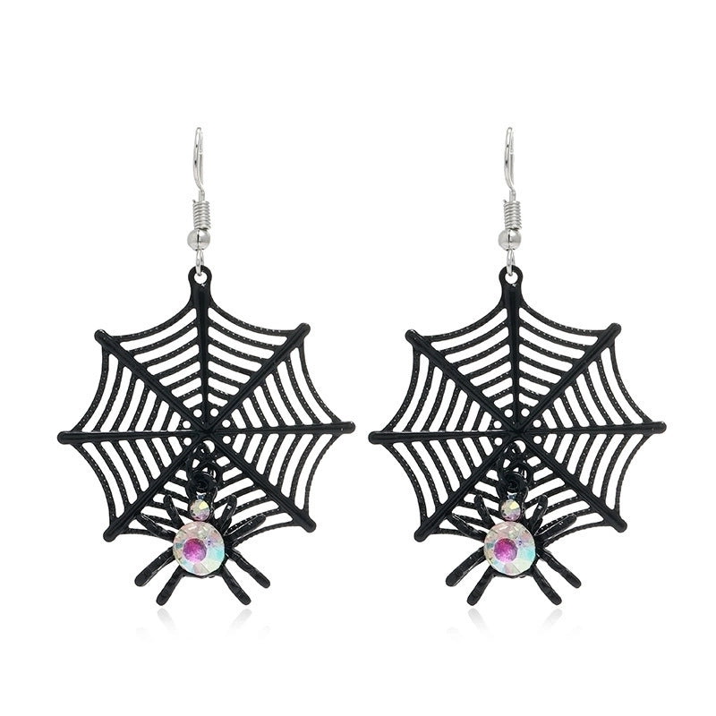6 Pieces Gothic Cat Spider Alloy Women’S Drop Earrings 1 Pair