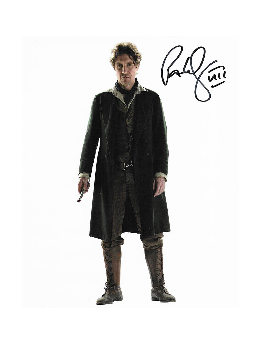 8x10 Doctor Who 8th Doctor Print Signed By Paul McGann 100% Authentic With COA