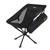 Rotatable Outdoor Camping Folding Chair, Support 550 Lbs, X-Shaped Steel Frame Fixed, Fully Cushioned Seat and Back, Beach, Fishing, Trip, Picnic