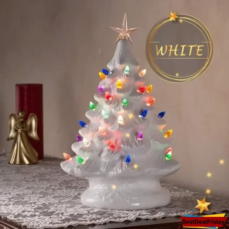 led ceramic christmas tree 1