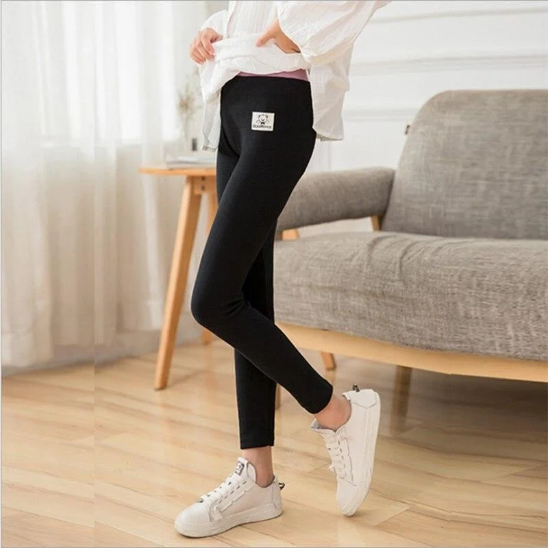 Elastic Leggings for Girls Pants Cotton Skinny Girl Pencil Pants Spring Autumn Stretch Leggings Girls Trousers Kids Sport Pants