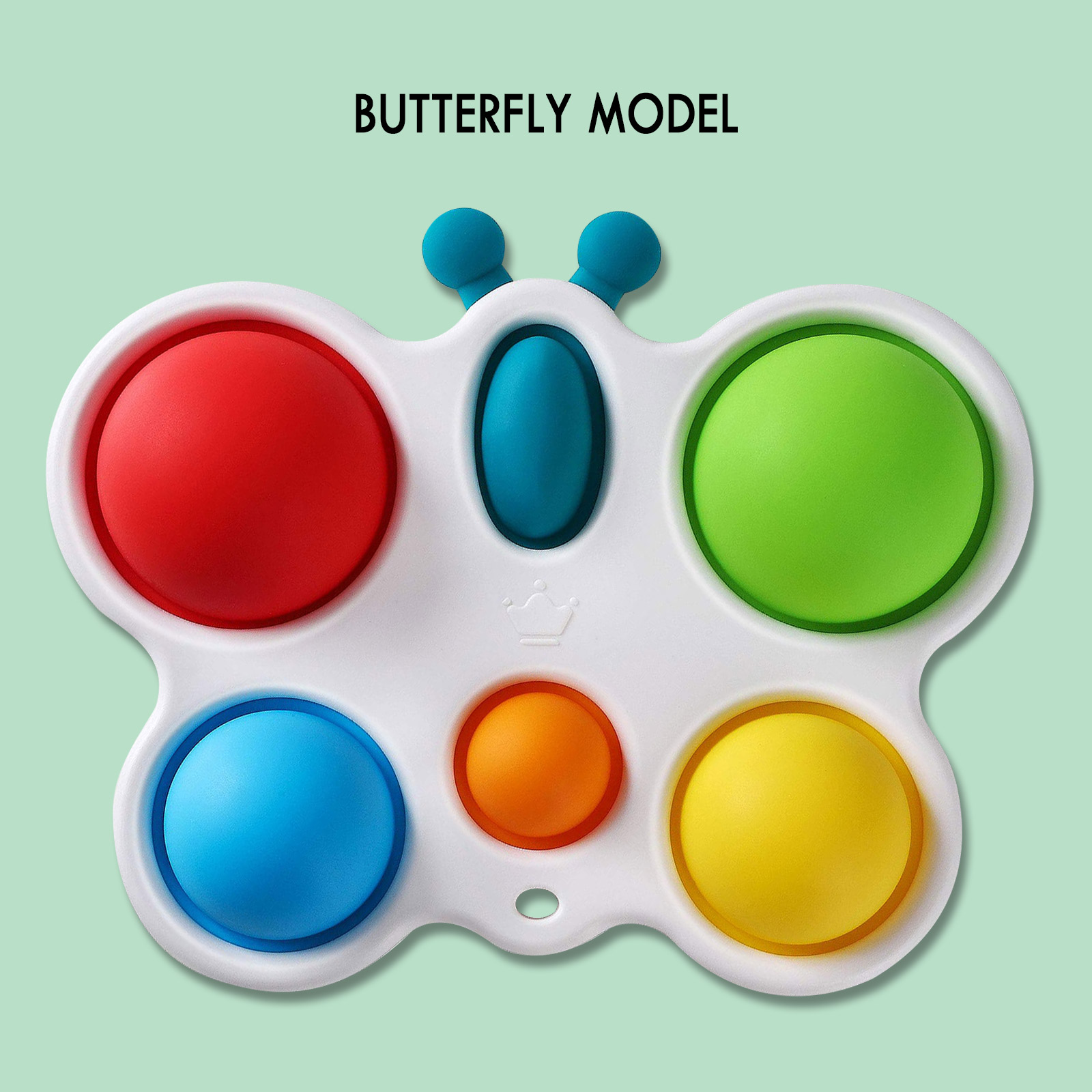 

Dimple Fidget Toy Silicone Sensory Release Anxiety Push Bubble Board Game, 501 Original