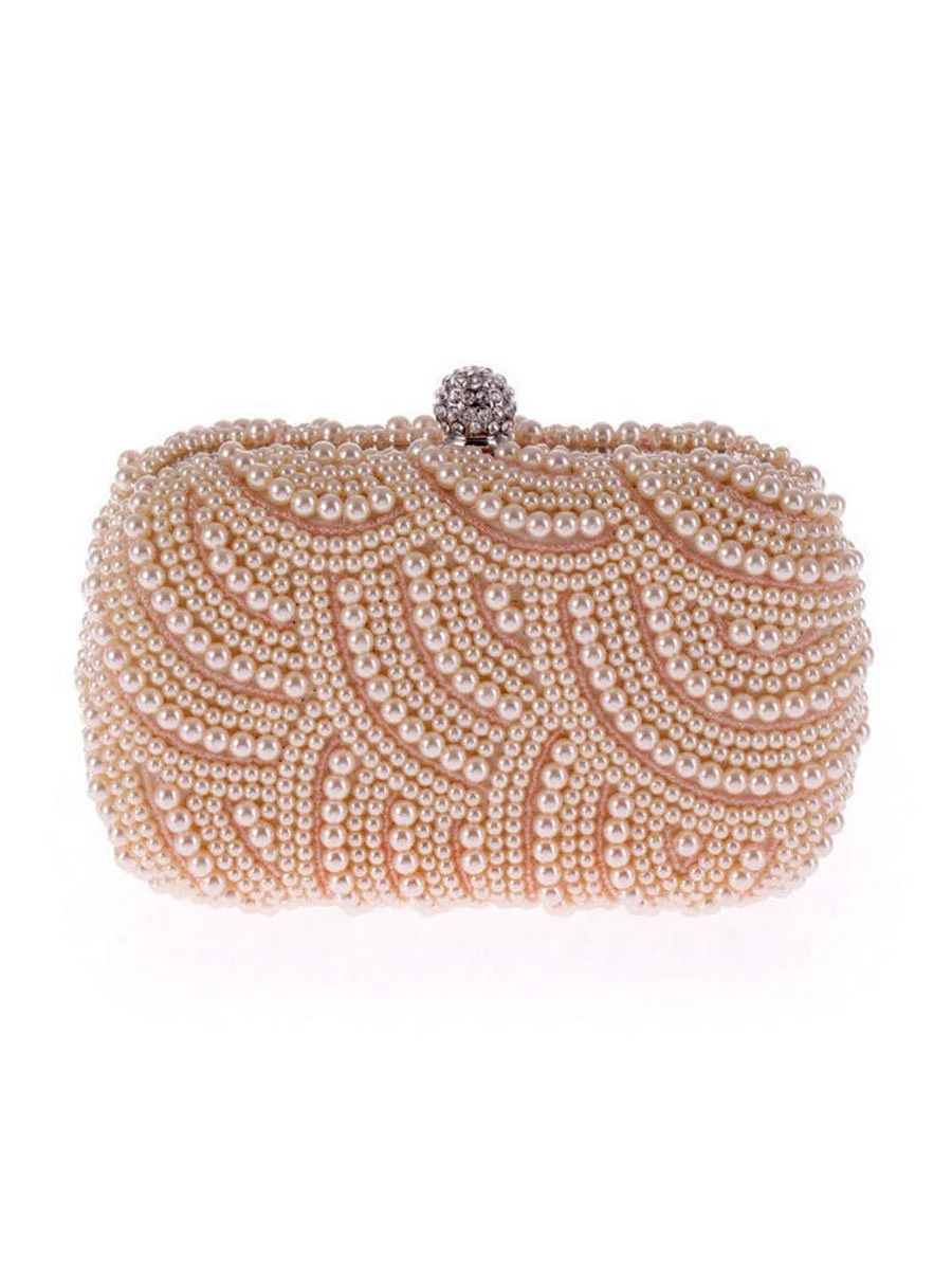 Evening Purse Hand Made Luxury Pearl Clutch Bag