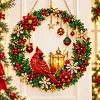 DIY Pearl Diamond Painting Christmas Wreath Hanging Ornament Kit