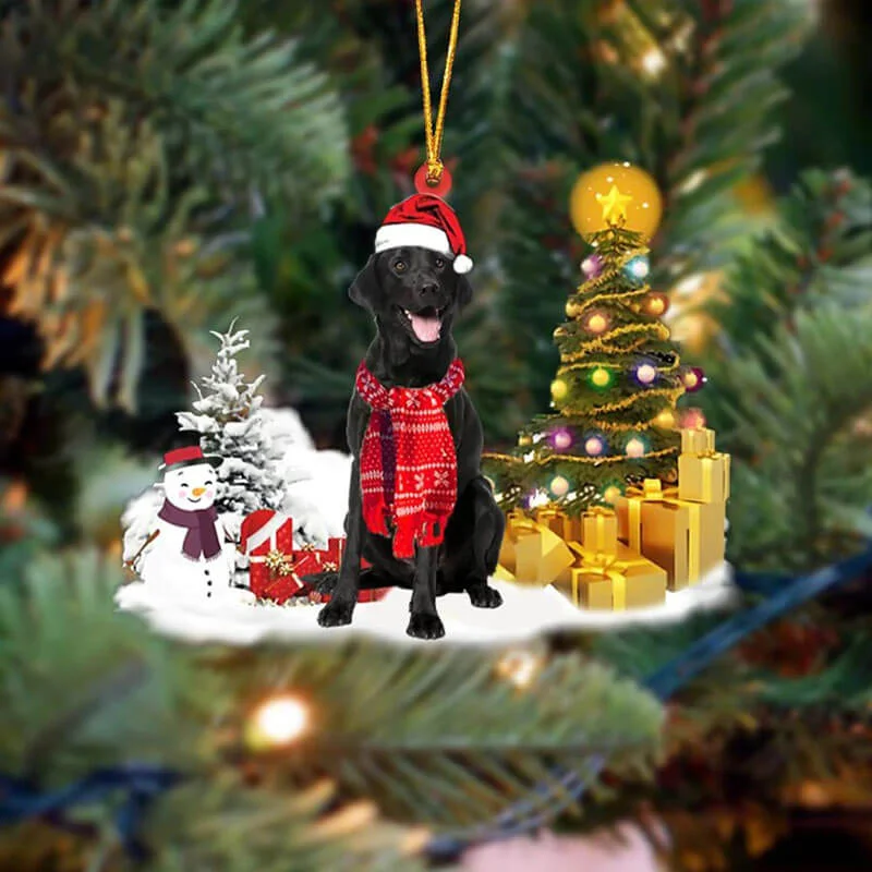 VigorDaily Labrador Retriever Christmas Ornament SM008