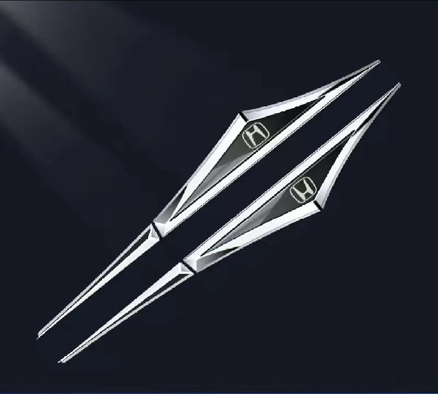 Car fender modification car logo metal sticker