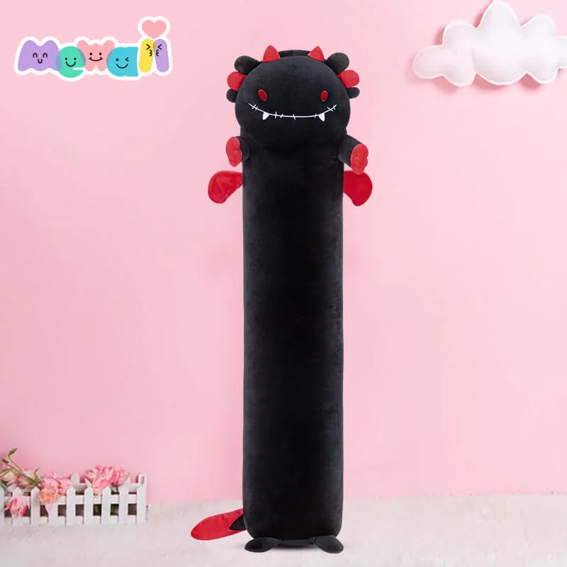 Mewaii® Devil Axolotl Red Stuffed Animal Kawaii Plush Pillow Squishy Toy