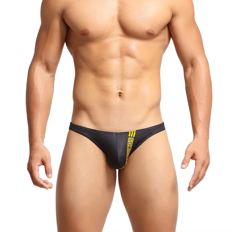 Aonga  New Men's Briefs Fashion  Underwear Low-Waist Bikini Male Panties Tight Underpants Briefs For Man