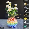Wooden Vase Solid Mosaic Art Handmade Pasting Material Pack DIY Creative Decoration Kit