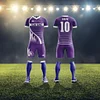 100% Polyester Sublimated Men's Soccer Jersey Soccer Wear Football Kits