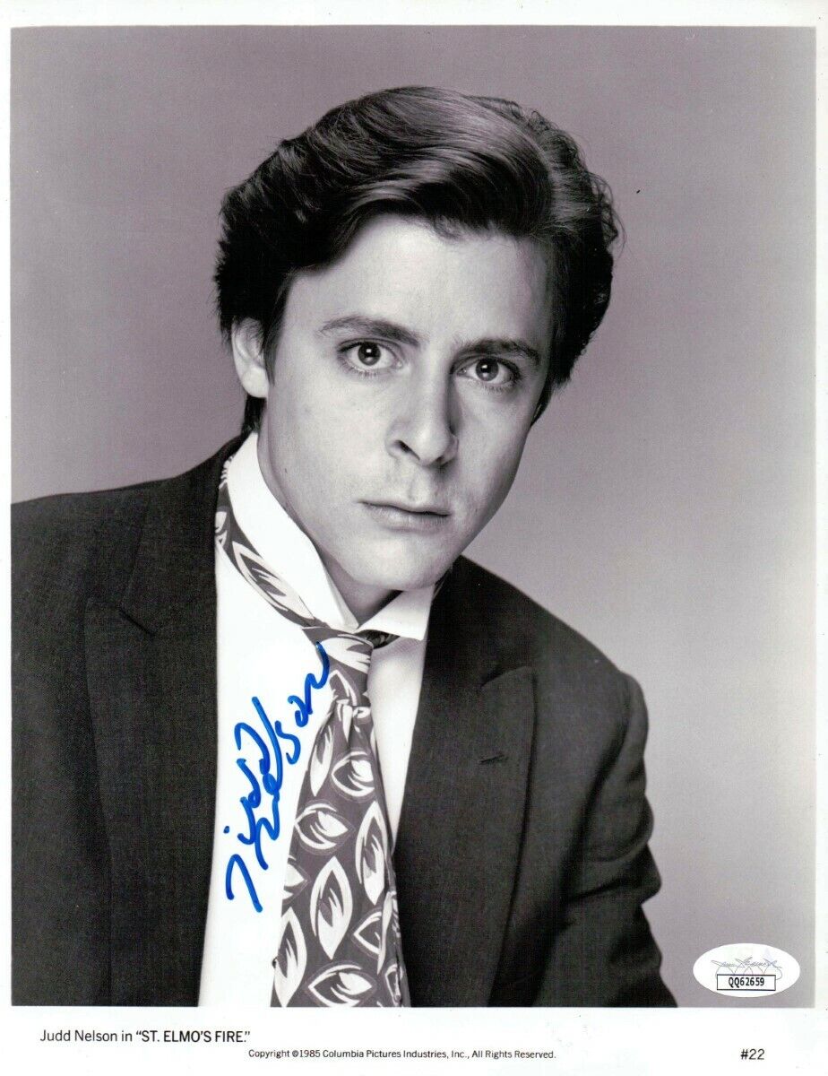 Judd Nelson Signed Autographed 8X10 Photo Poster painting St. Elmo's Fire Alec JSA QQ62659