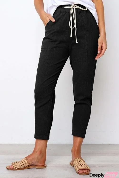 Leisure Drawstring Pants