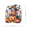 Halloween Pumpkin Girl-Paint by Numbers Acrylic Painting 40*40CM
