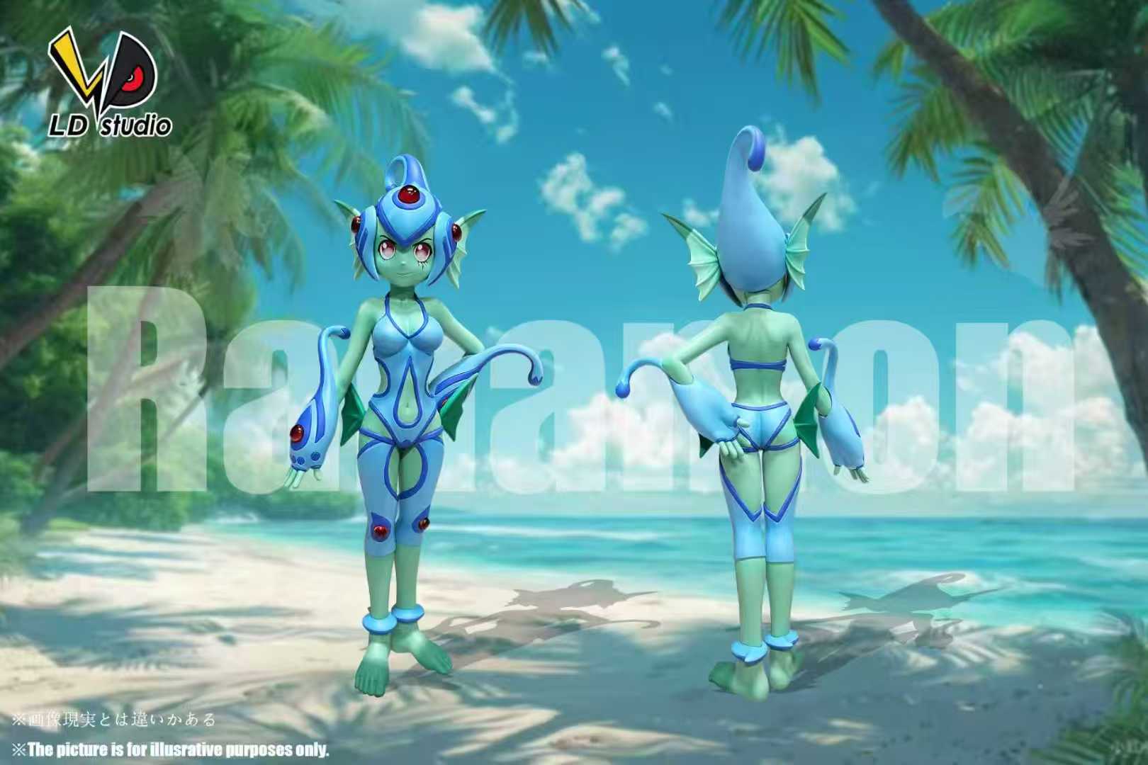 LD Studio - Digimon 04 unlimited land number ten players joint series The last Ranamon Statue(GK)-
