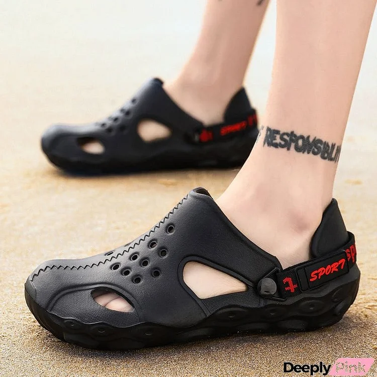 Summer Fashion Hollow Out Wearable Water Sandals for Men