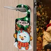 Christmas Snowman Diamond Painting Door Handle Hanging Sign Door Wooden Pendant Kit