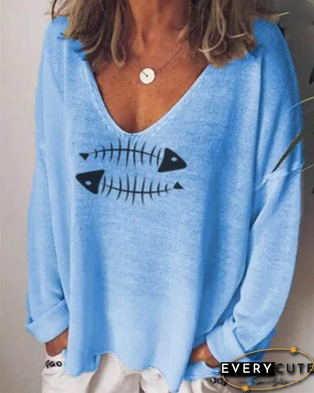 Summer Solid Women  Casual V Neck Holiday Tops