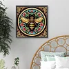 (40*40cm)Flower Bee - Full Round Drill Diamond Painting