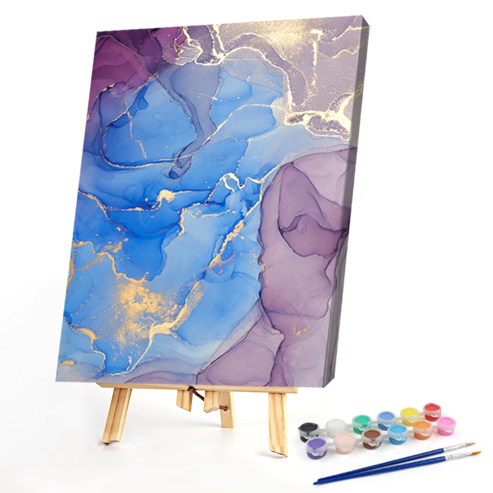 

40*50CM - Paint By Numbers - Gold Foil Painting, 501 Original