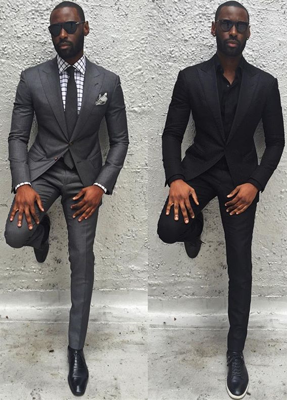 Classic Dark Gray Chic  Suits for Prom For Groom On Sale - lulusllly