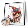 Christmas Animals-Paint by Numbers Acrylic Painting 20*20cm