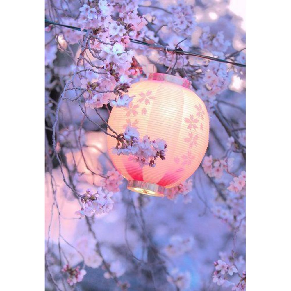 Cherry Blossoms - Full Round - Diamond Painting