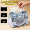Diamond Painting PU Snow Wolf Tissue Box Tissue Holder
