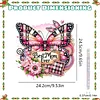 Mothers Day DIY Diamond Painting Acrylic Special Shape Pendant Hanging Kit