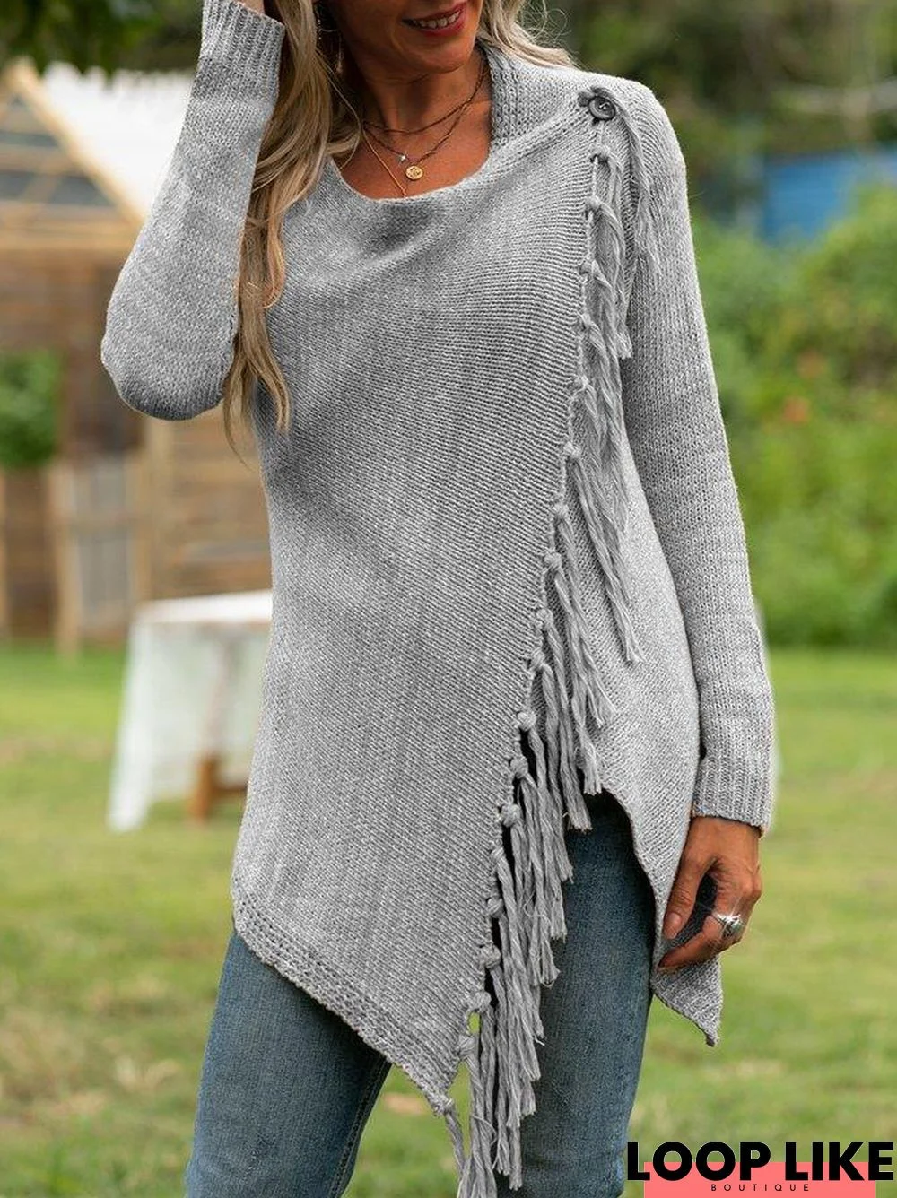 Irregular Cardigans Sweater