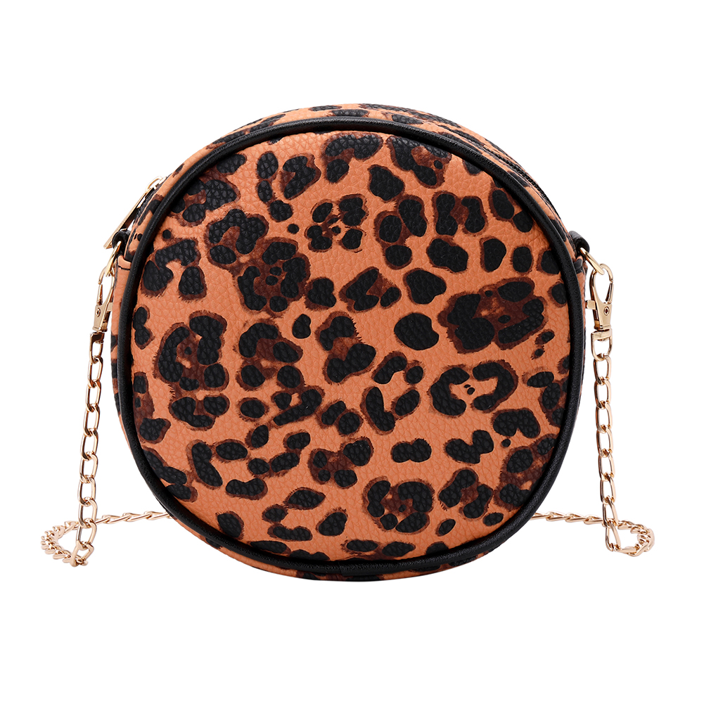 

Vintage Shoulder Crossbody Bag PU Leather Animal Pattern Chain Purse, 501 Original