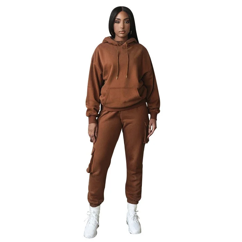 Sweatshirt And Track Pants Set For Women