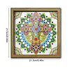 Diamond Painting Special Shaped Drill Mandala Cross With Frame(8.46x8.46inch)