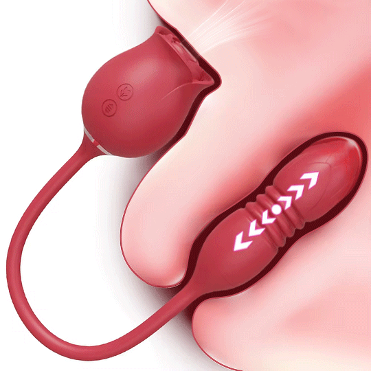 Dual Vibe Rose Sex Toy for Women G-Spot & Clit Vibrating Dildos Health Care Products