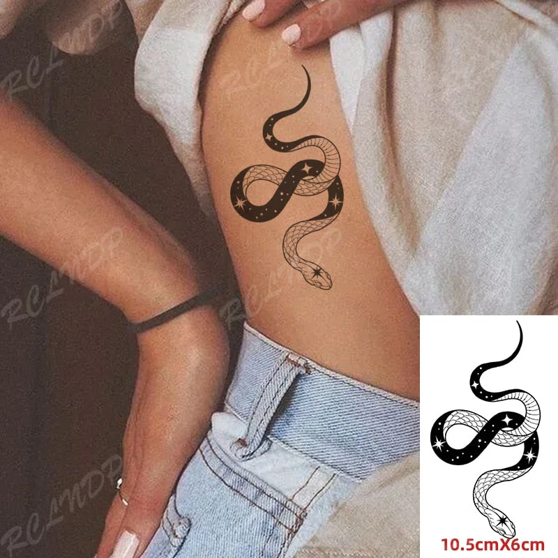 Waterproof Temporary Tattoo Sticker Shark Big Fish Anchor Sea Animal Body Art Flash Tatto Fake Tatoo for Women Men