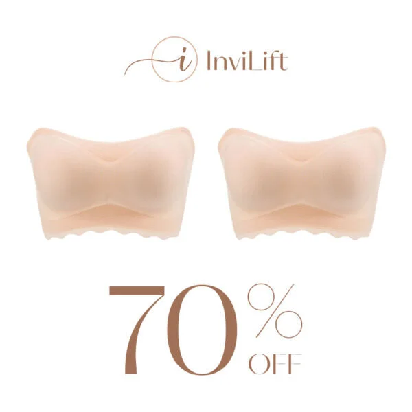 InviLift - Plus size Sexy Strapless Invisible Push Up Bra