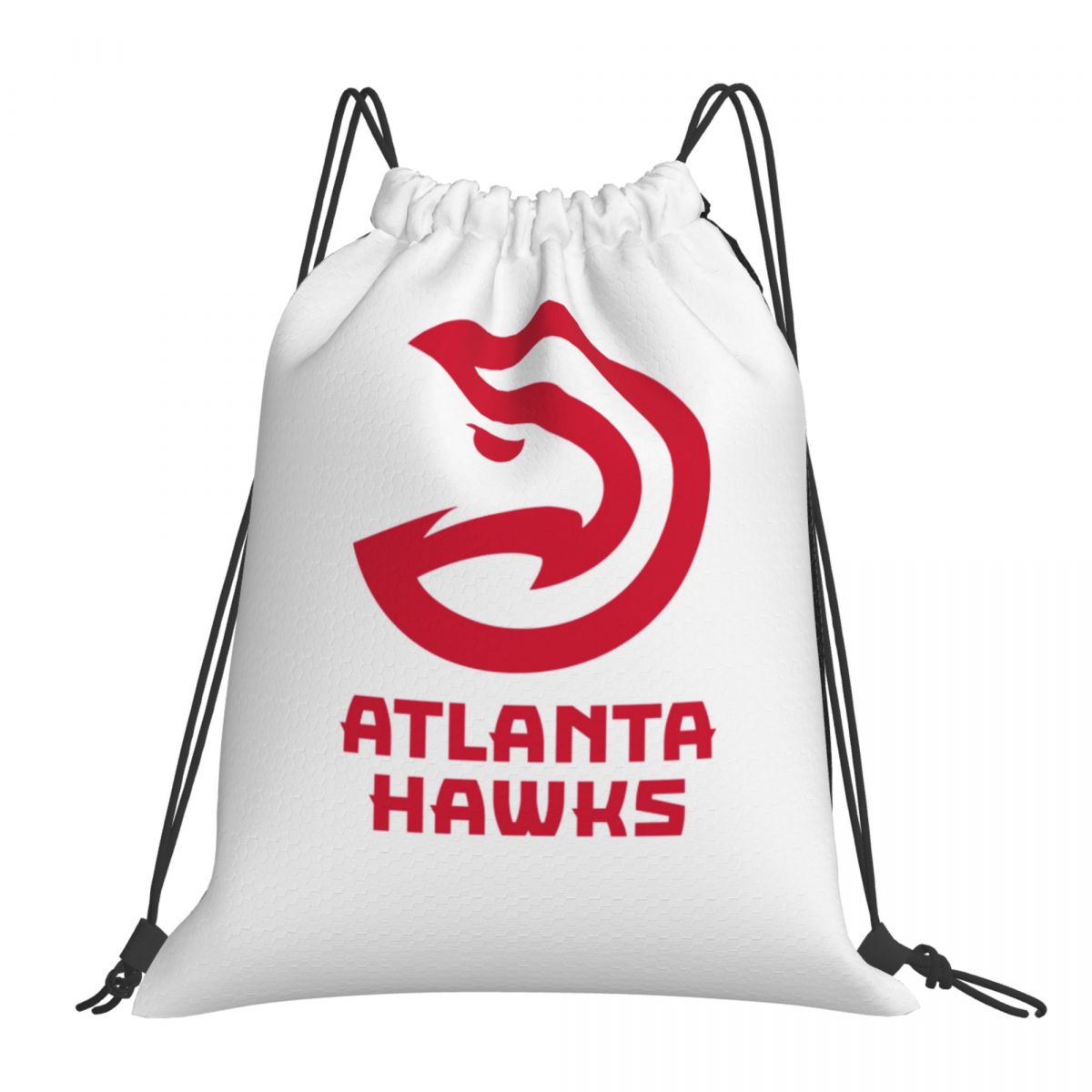 Atlanta Hawks Logo Unisex Drawstring Backpack Bag Travel Sackpack
