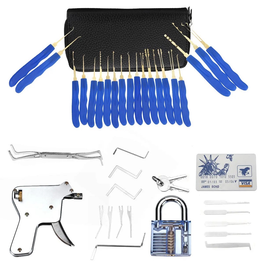

40pcs Training Unlock Tool Skill Key Extractor Locksmith Practice Lockpick, 501 Original