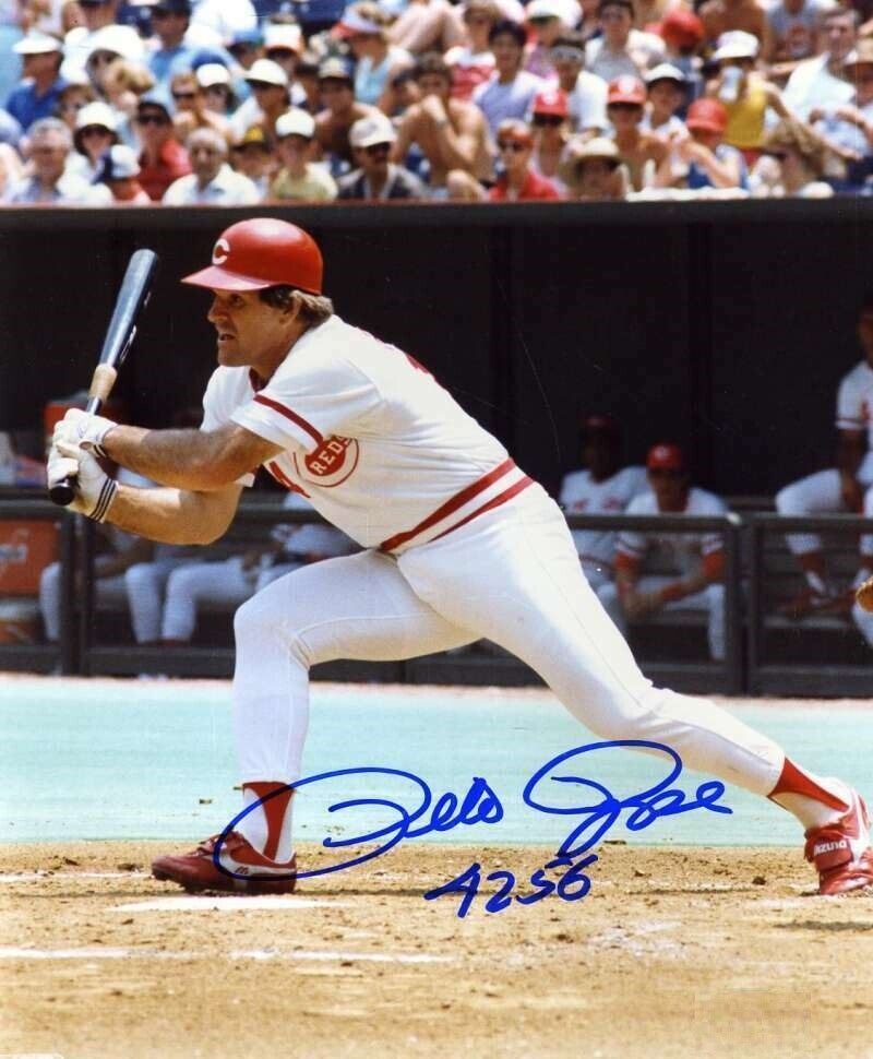 Pete Rose Autographed Signed 8x10 Photo Poster painting ( Reds ) REPRINT ,