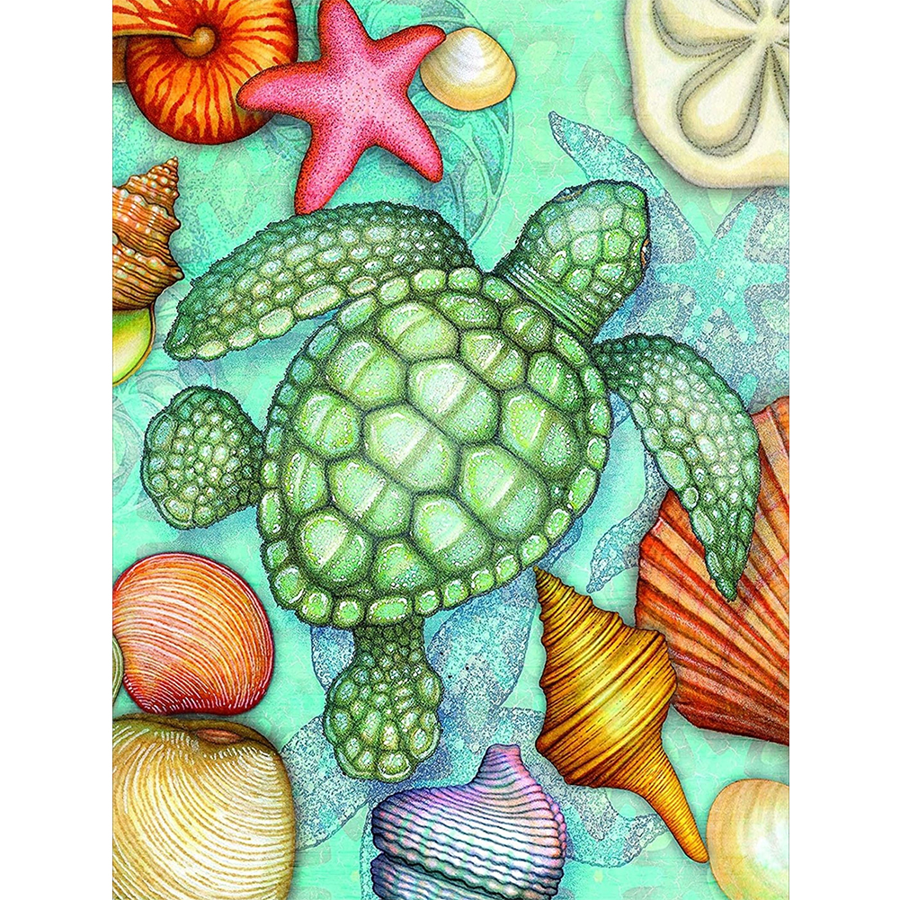 

Sea Turtle - Round Drill Diamond Painting - 30*40CM, 501 Original