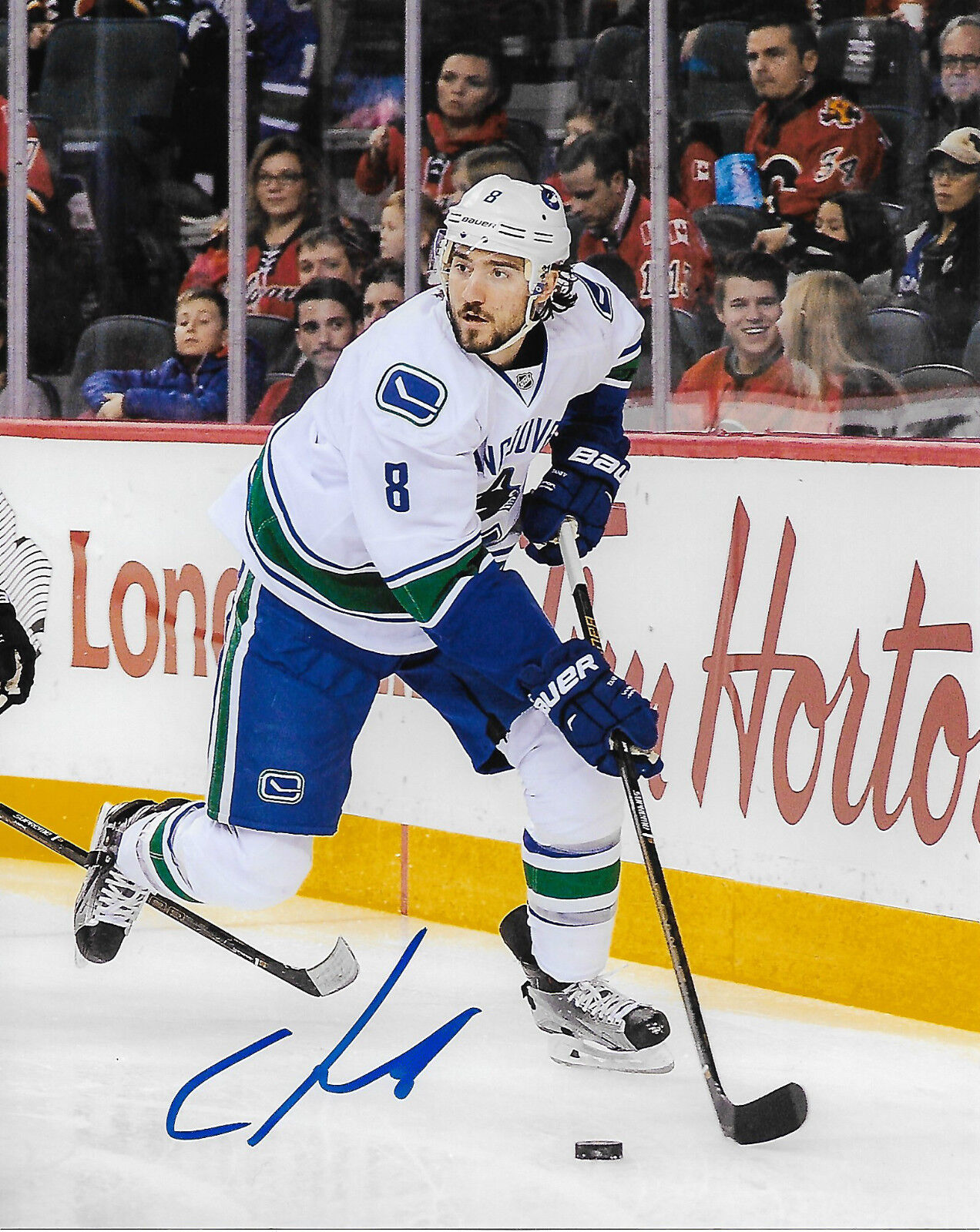 Vancouver Canucks Chris Tanev Autographed Signed 8x10 NHL Photo Poster painting COA C