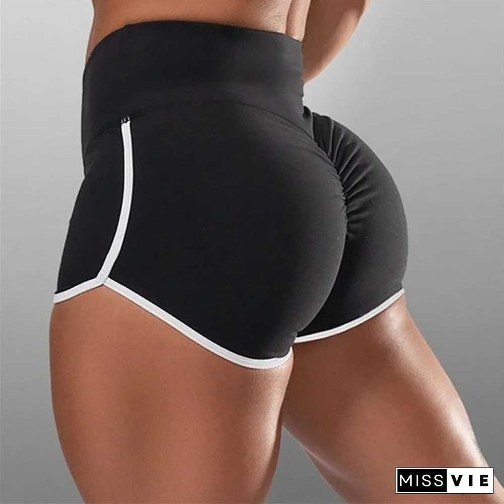 Back To School Outfit  New Summer Black Grey Sport Shorts Women Casual Shorts Workout Waistband Skinny Sexy Short S-3Xl