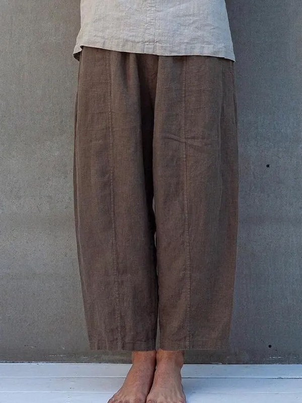 Loose Casual Women's Cotton and Linen Pants tjj Shicloths