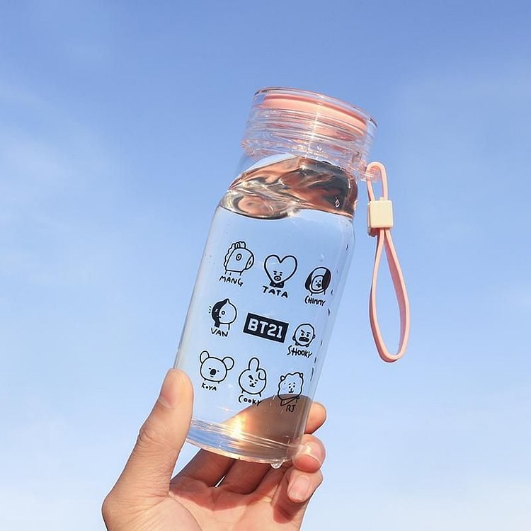 BT21 X Glass Hand Cup